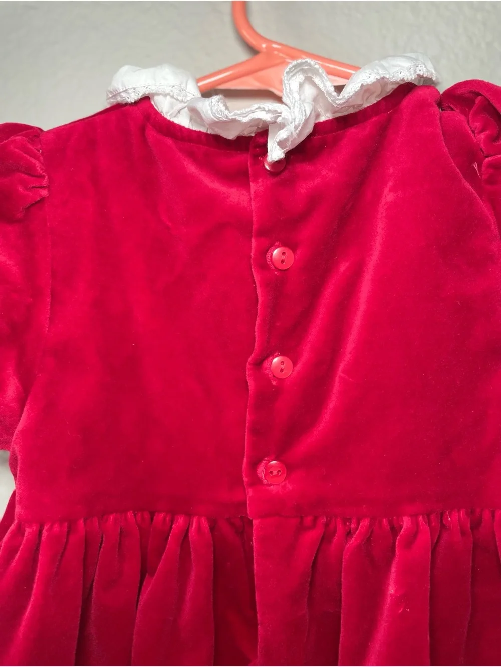 Edgehill Collection Red Velvet Holiday Christmas Dress Sz 4T